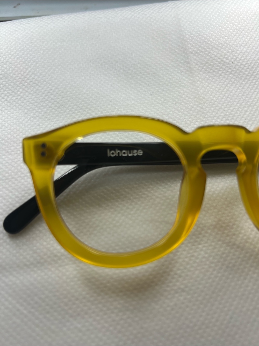 Lohaue Yellow Round Frame Sunglasses - Picture 7 of 11